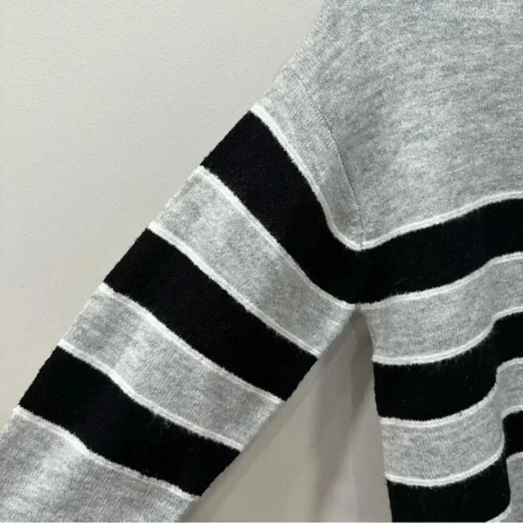 CASLON striped turtleneck sweater Small - Picture 6 of 10